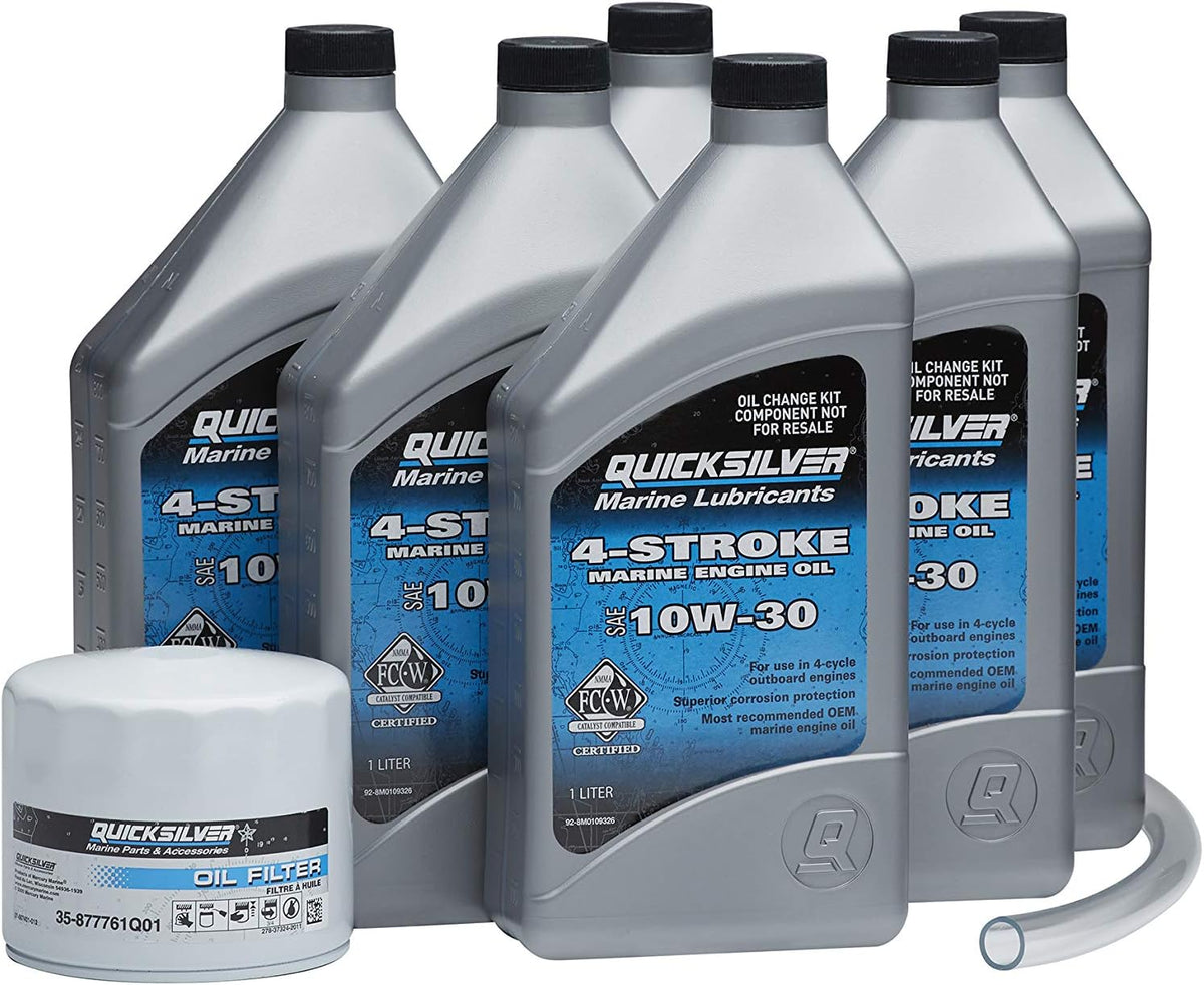 Marine Engine Oil Change Kit for Mercury/Mariner 150 HP Engines Pack of 2 E842043