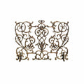 Matte Black Cast Iron Fireplace Screen P374197