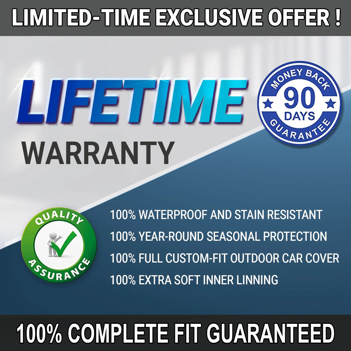 Waterproof Custom Car Cover V661