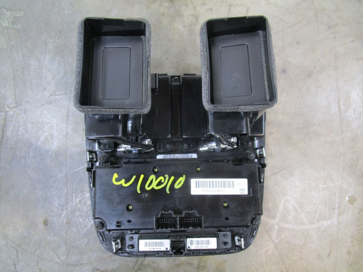 17 18 19 20 2017-2020 Dodge Caravan Front 3 Zone Heater & AC Control Unit E487999
