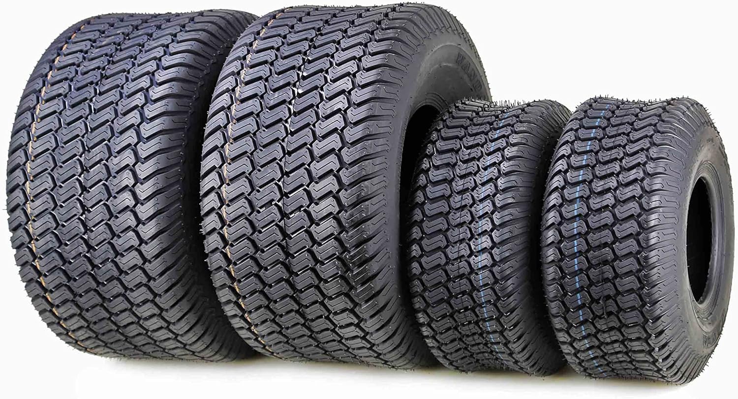 Set 2 13x5.00-6 Lawn Mower Utility Cart Turf Tires 4 ply Pack of 2 P142361
