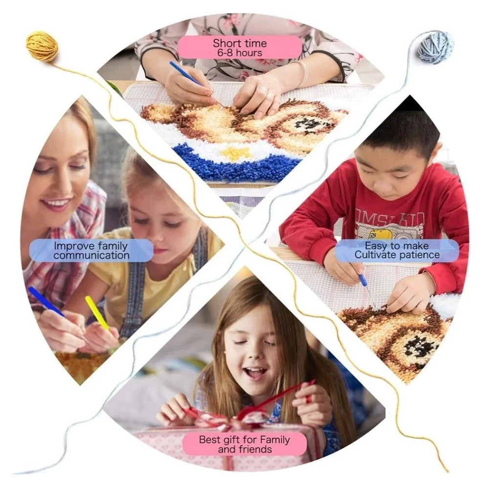 Rug Making Latch Hooking Kit P514878