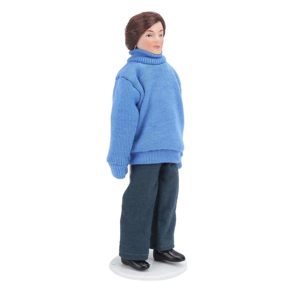 Porcelain Dollhouse People with Rotatable Limbs C664700