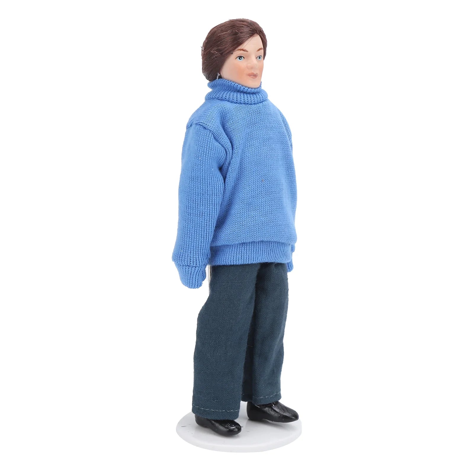Porcelain Dollhouse People with Rotatable Limbs C664700