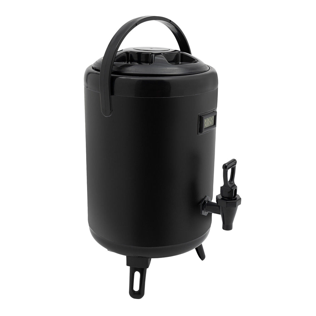 8L/2.11Gal Beverage Dispenser with Spigot & Thermometer U306