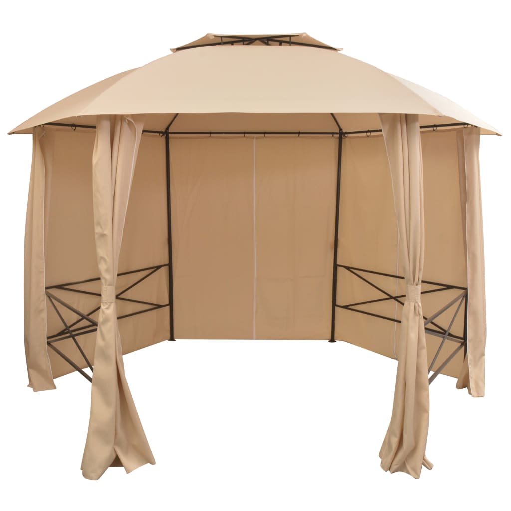 Garden Marquee Pavilion Tent with Curtains C6338