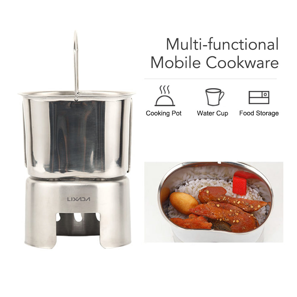 Backpacking Stove Cookware Set with Pot Cup G8291