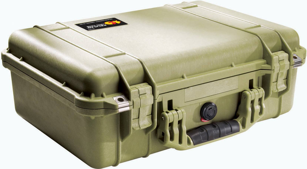 OD Green Pelican Case with Foam B485