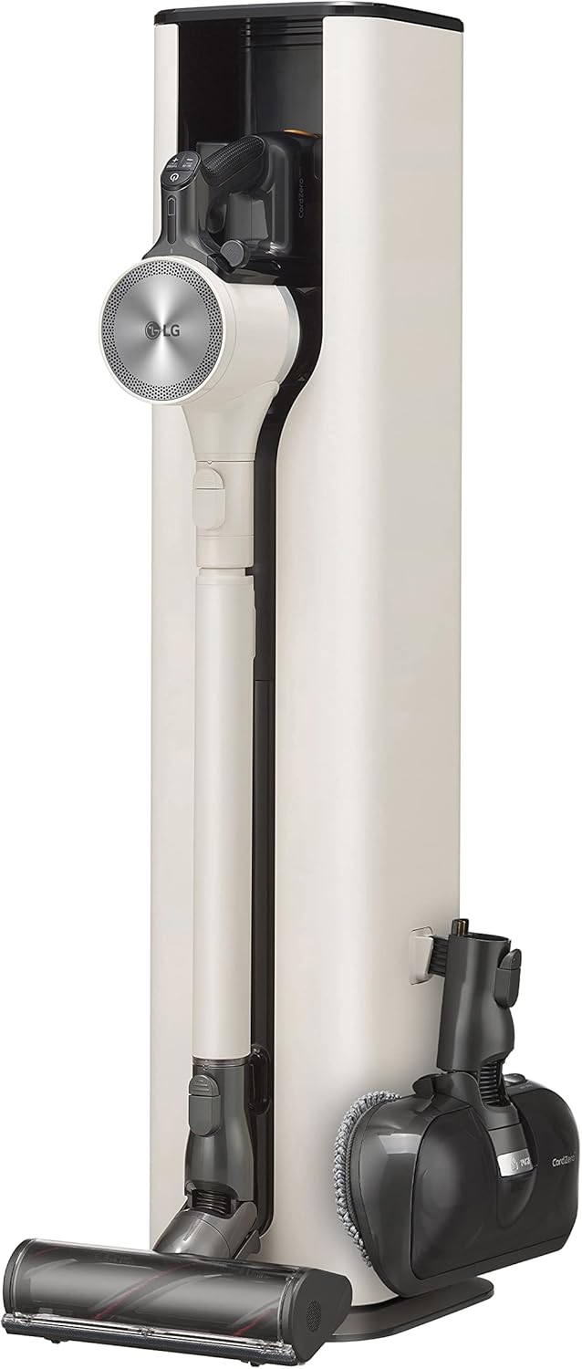 Cordless Stick Vacuum Cleaner with Extra Battery, Lightweight, Handheld, Sand Beige X71642