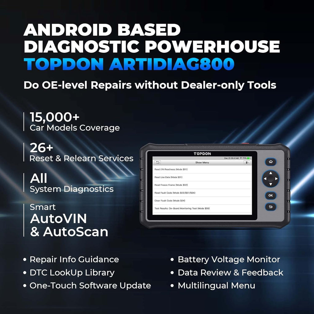 OBD2 Scanner with All System Scan Tool, Code Reader E80172