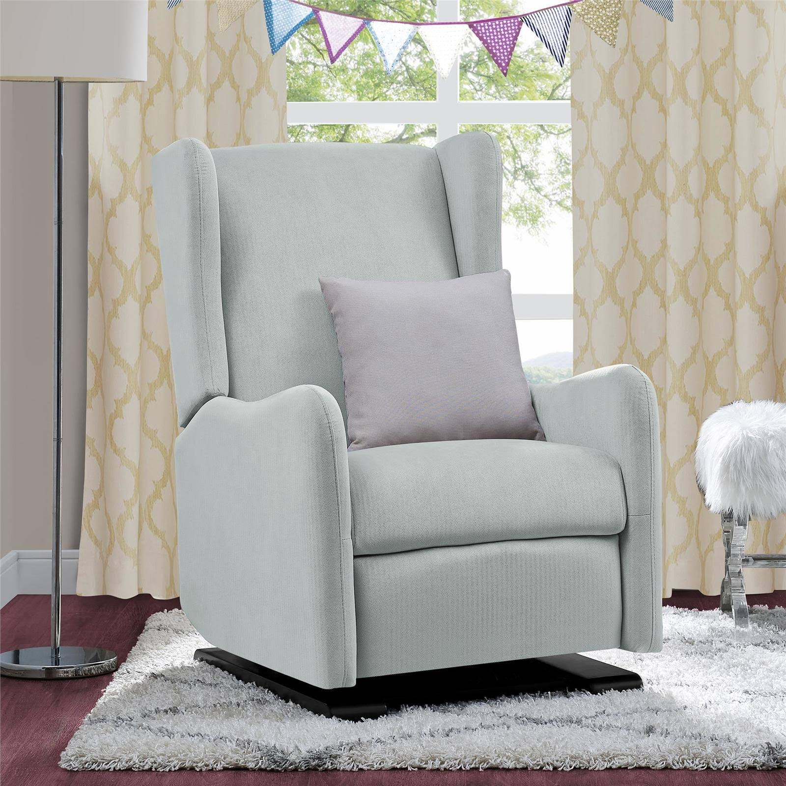 Light Gray Gliding Recliner C90813