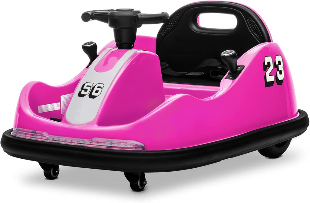 Pink 12V Kids Electric Ride On Bumper Car with Remote Control R747