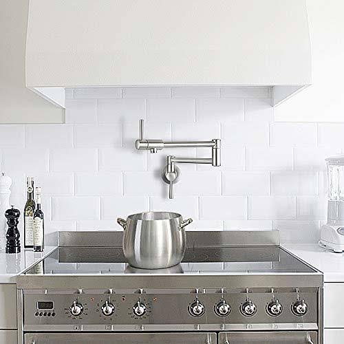Stainless Steel Wall Mount Pot Filler Faucet H9286