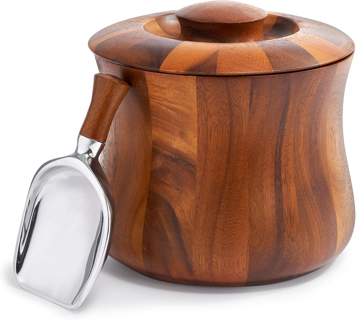 Ice Bucket with Acacia Wood A780236