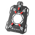 Tent Chimney Guard Anti Scald Plate, Clip on Stove Jack Camping Tent Protector (90mm Diameter) M973