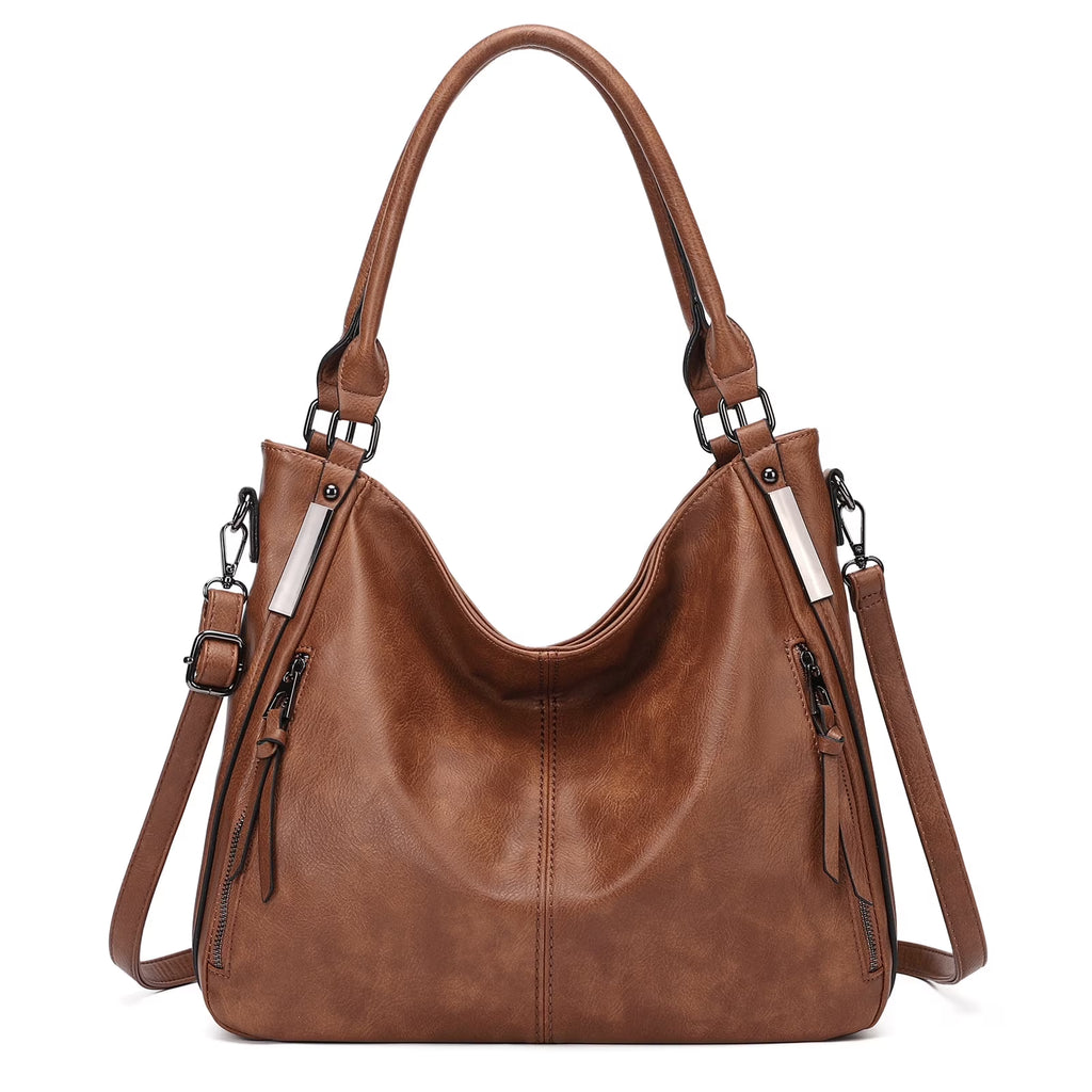 Large PU Leather Handbags Crossbody Hobo Tote Bags P12891