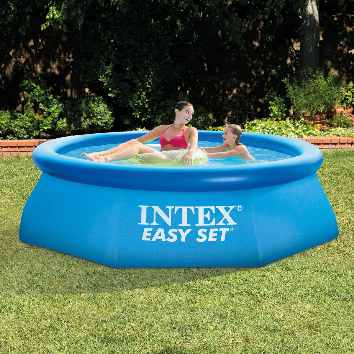 8 ft Pool with Filter Pump and Pool Cover B977