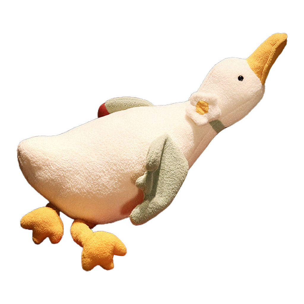 Soft Stuffed Duck Pillow White Plushie Back Cushion E13164