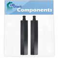 2-Pack BBQ Gas Grill Tube Burner Replacement Parts, Cast Iron Pipe Burners 15 3/4" V2680