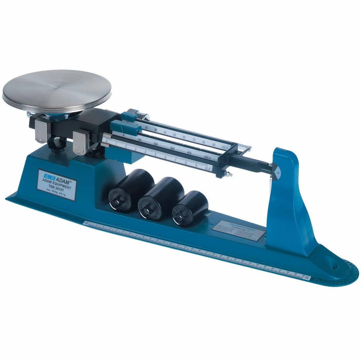 Triple Beam Mechanical Balance, 2610g Capacity, 0.1g Readability K7111