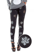 Sequined Snowflake Leggings O4533