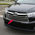 Chrome Front Grill Grille Cover Trim For Toyota Highlander 2014 2015 2016 -4PCS G297
