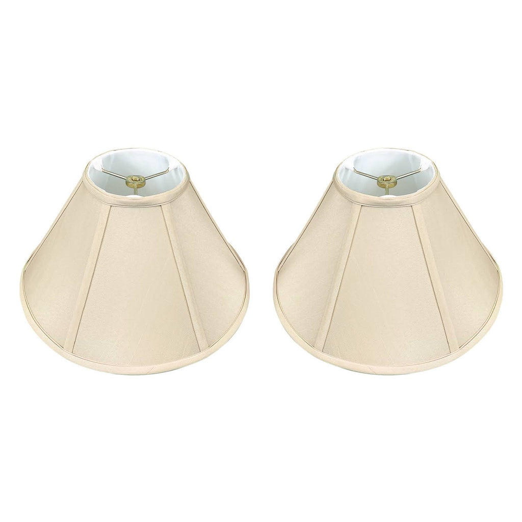 Beige Coolie Empire Lamp Shade, 7x20x12.5, Set of 2 J335198
