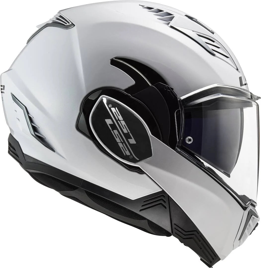 Solid White Motorcycle Helmet S4243