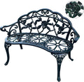 Green Cast Aluminum Patio Bench L763563