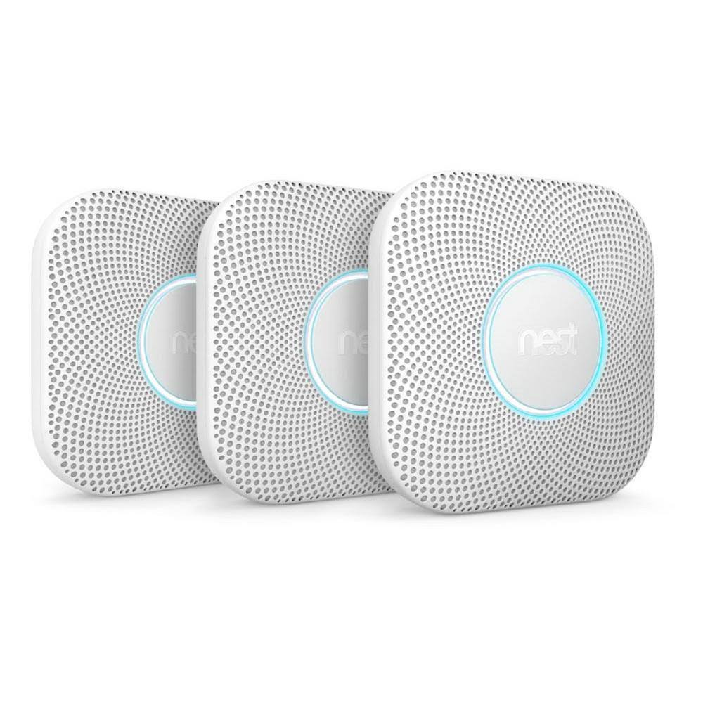 White 3 Pack Smoke and Carbon Monoxide Alarm D9670
