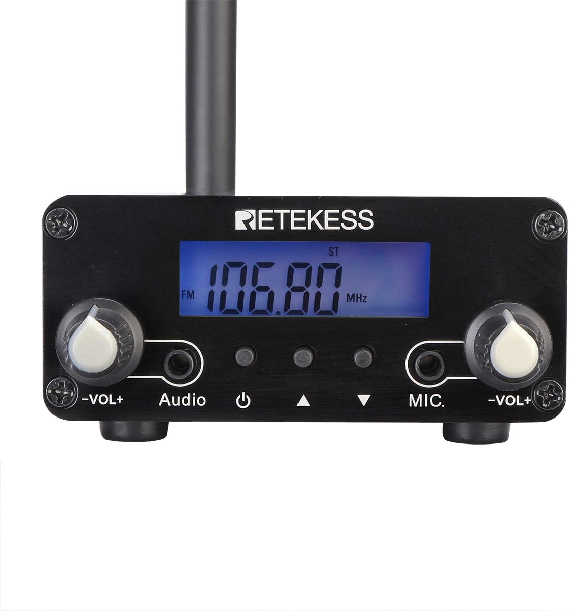 FM Transmitter with 3.5mm Mic Audio Jack B509347