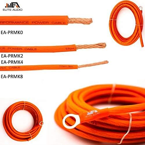 0 Gauge CCA Amplifier Wiring Kit with 20 feet 0 AWG and 2-Channel RCA Interconnects U25913