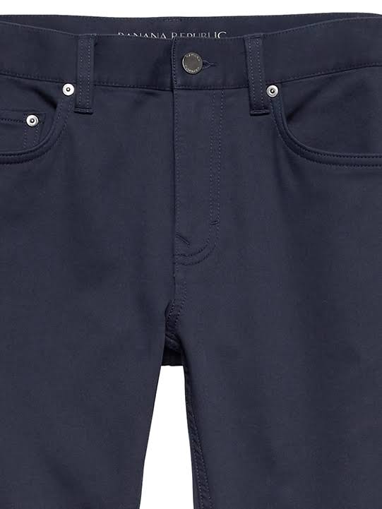 Navy Skinny Traveler Pant Size 35W 36L S3346