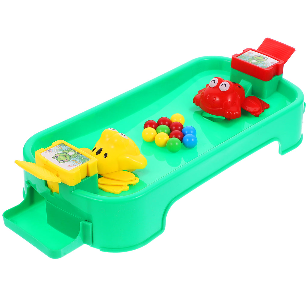 Hungry Feeding Frogs Swallowing Beads Kids Plastic Toy O4941