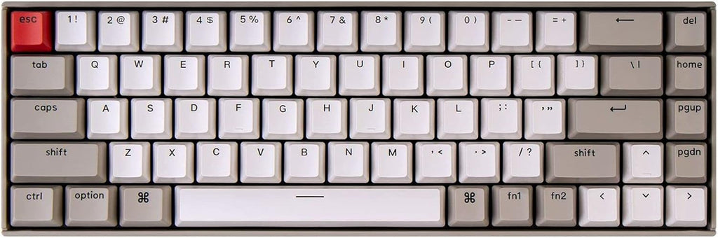 65% Compact 68 Keys Wireless Mechanical Keyboard with Keychron Red Switch B1958