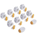 8 Locks and 2 Keys Magnetic Lock System W7245