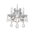 Crystal Chrome Sconce L80253