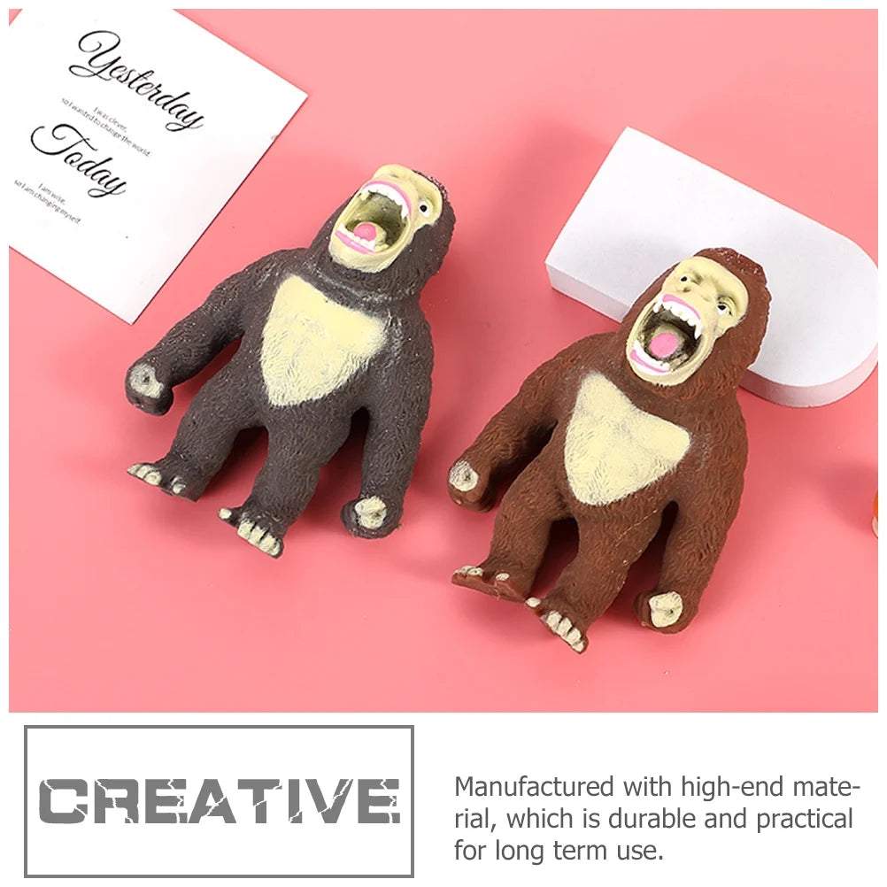 2 PCS Stretchy Chimpanzee Monkey Toys E827156
