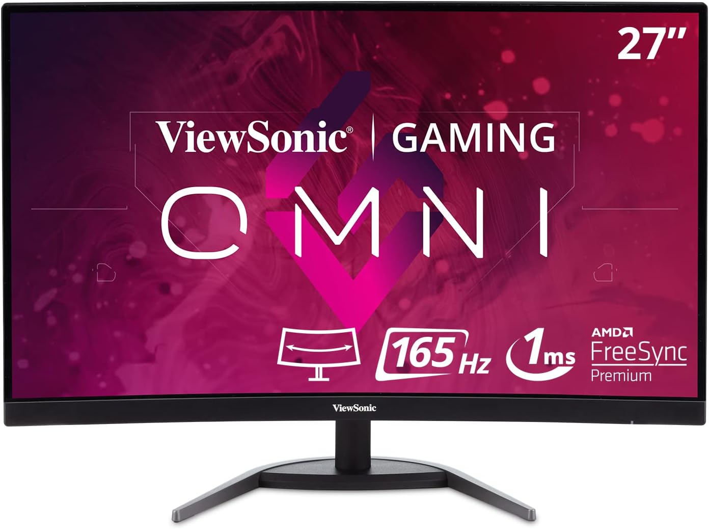 27 Inch Curved 1440p 144Hz Gaming Monitor C25616