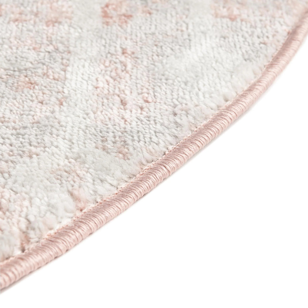 Oval Dusty Rose Low Rug P66678