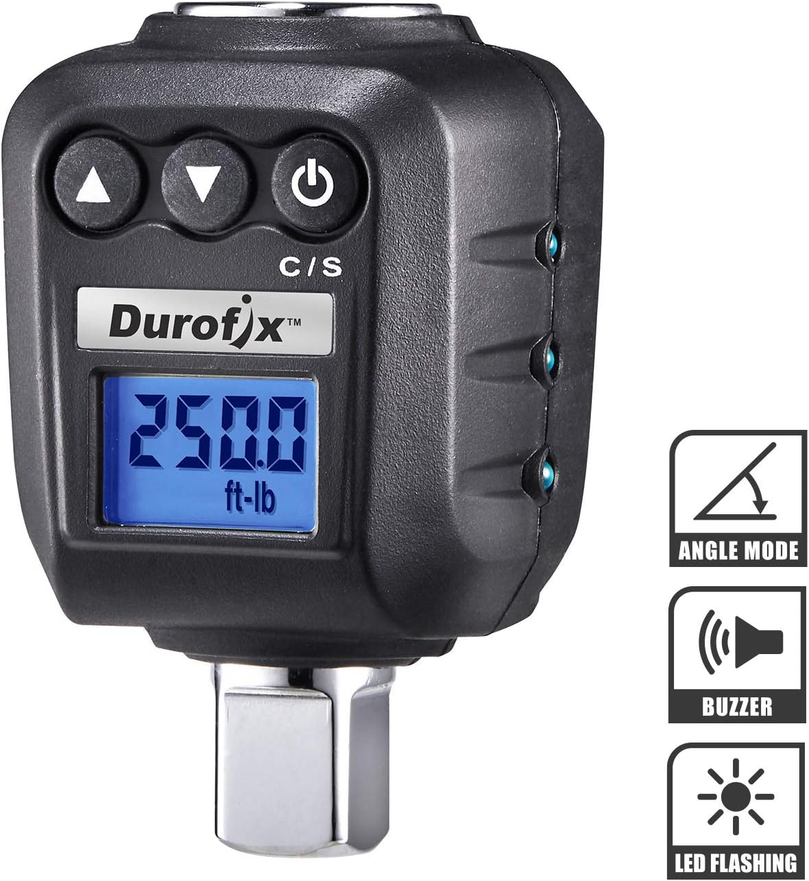 1/2" Digital Torque Adapter with Buzzer and LED Flash Notification, Pack of 2 T427212