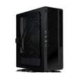 150W Mini-ITX Slim Case Black Y380