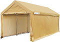 10’x20’ Heavy Duty Galvanized Carport Car Canopy with Reinforced Steel Cables and Ground Bars G9675