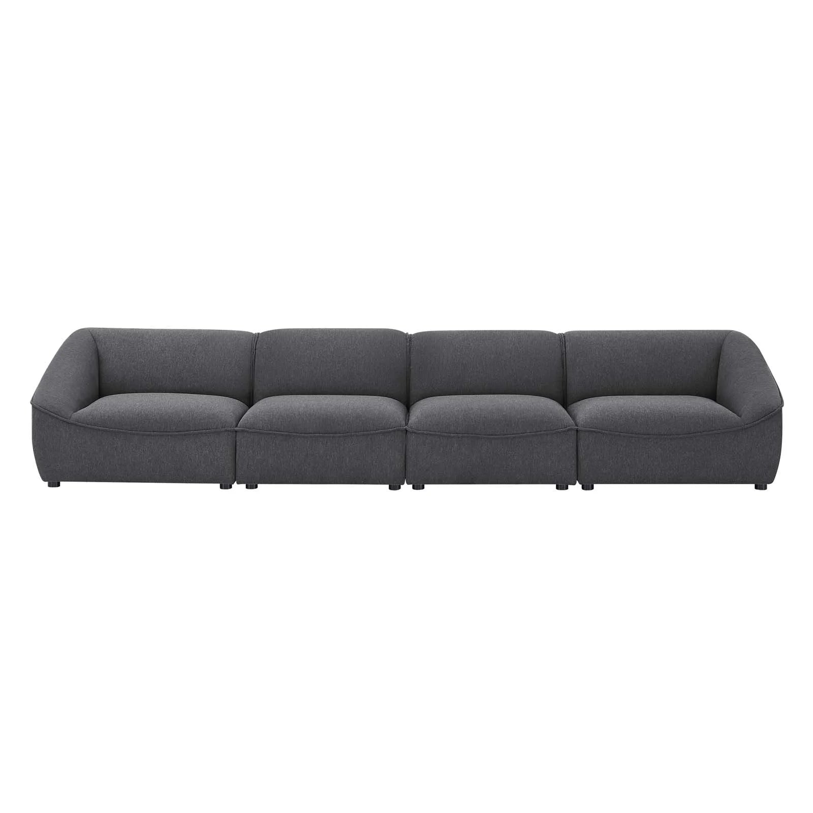 Dark Grey Fabric Sofa O543553