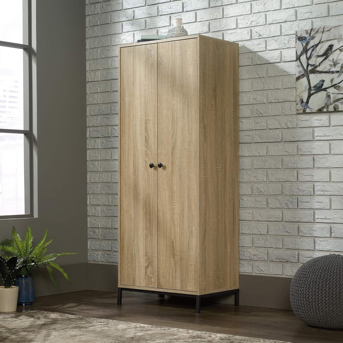 Charter Oak Finish Storage Cabinet Z685