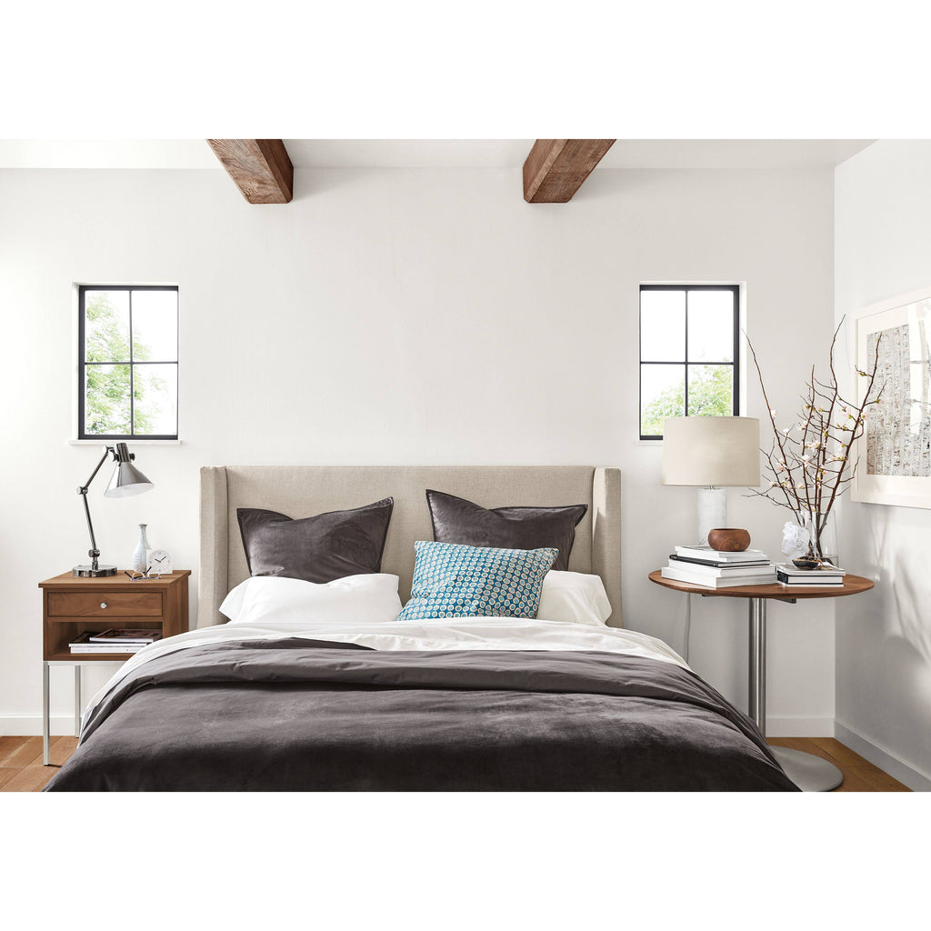 Modern Aria Round Table 27 Diameter in Grey C9418
