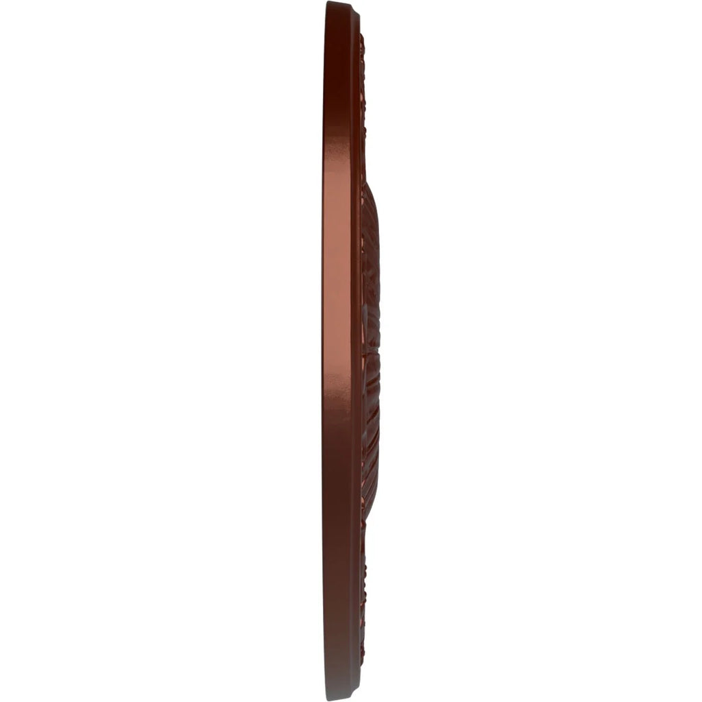 20 1/4"OD x 1 1/2"P Hand-Painted Antique Copper Ceiling Medallion L341