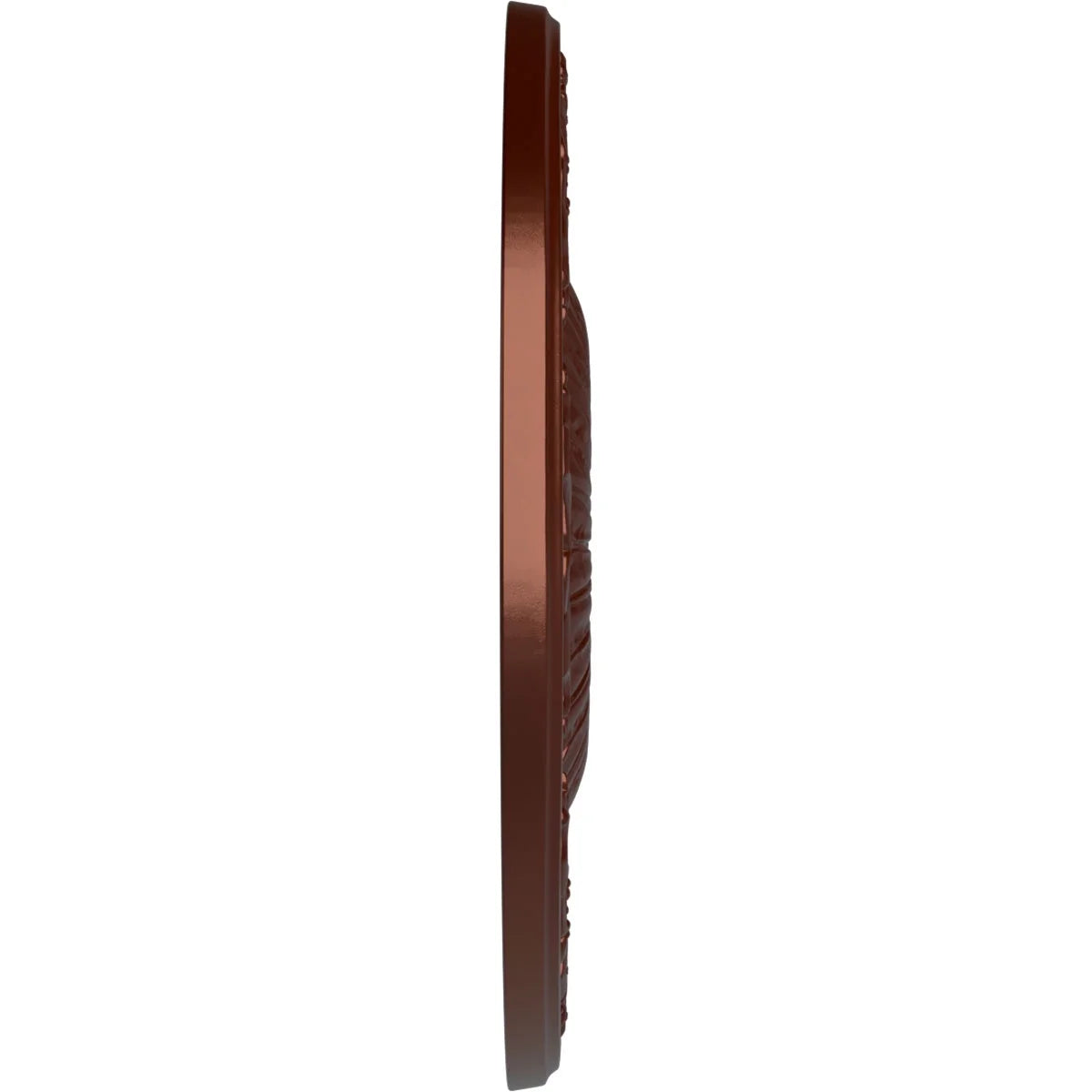 20 1/4"OD x 1 1/2"P Hand-Painted Antique Copper Ceiling Medallion L341