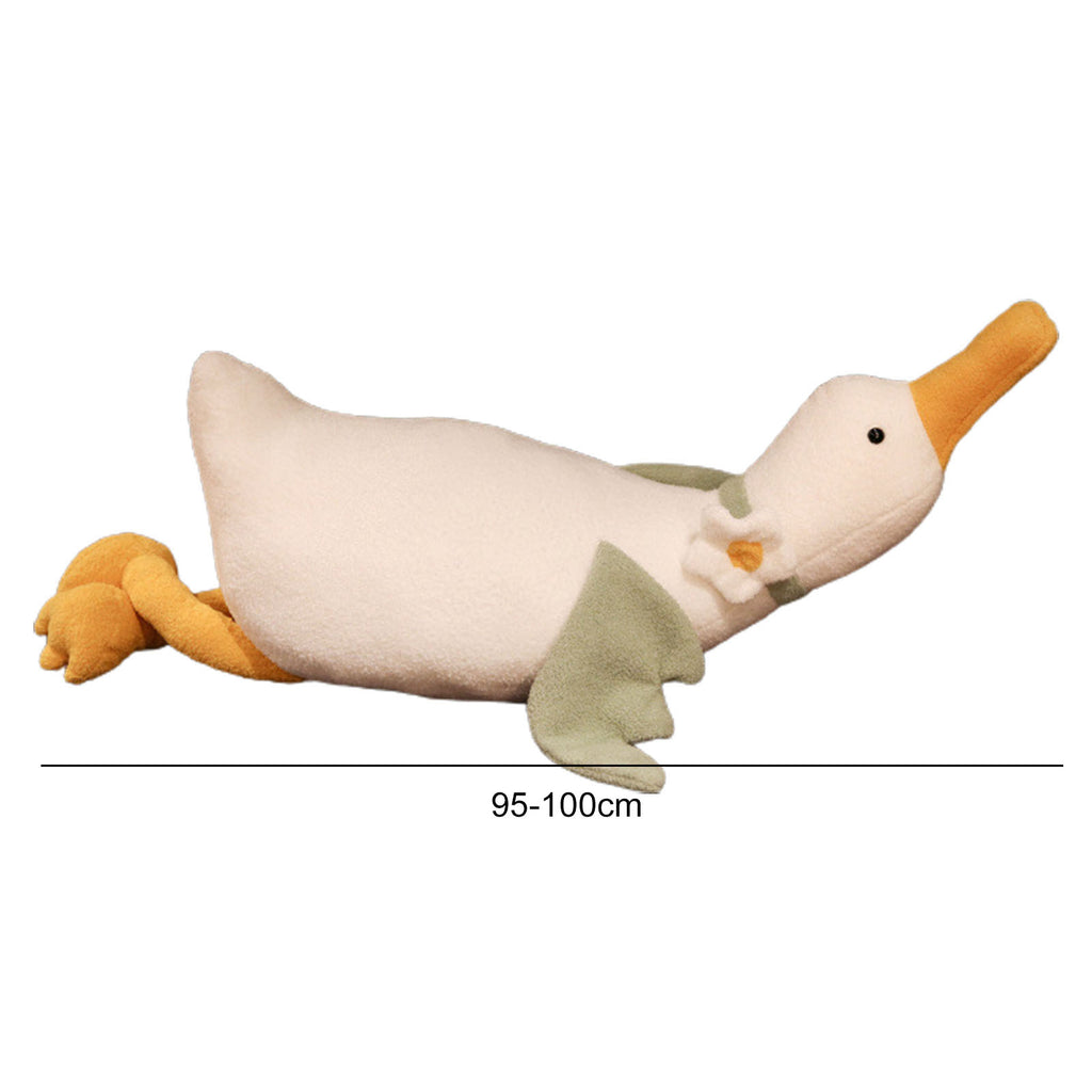 Soft Stuffed Duck Pillow White Plushie Back Cushion E13164