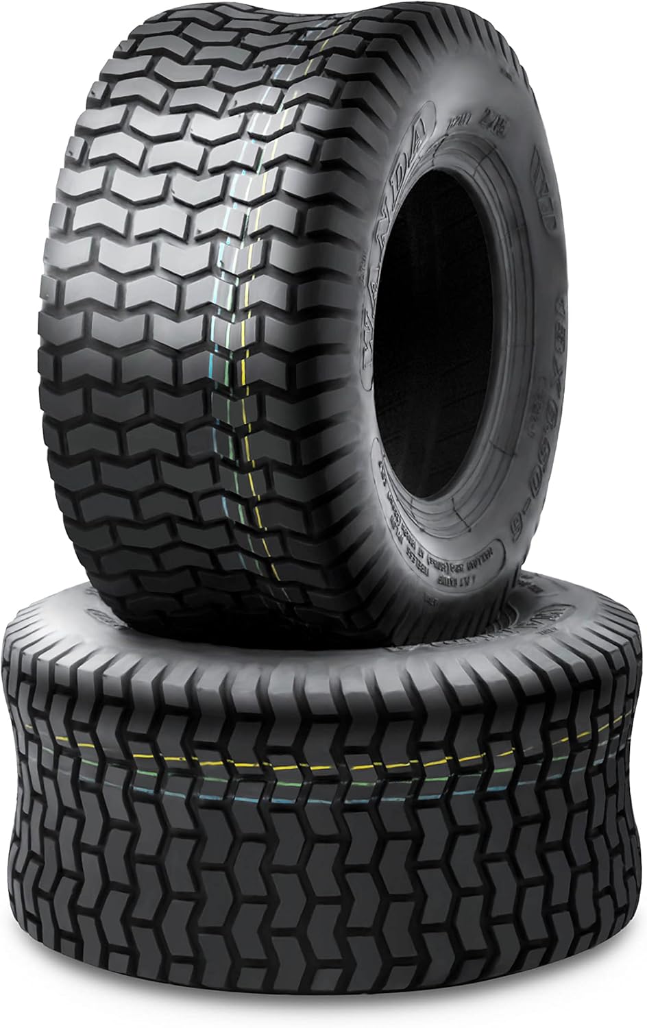 Set 2 13x5.00-6 Lawn Mower Utility Cart Turf Tires 4 ply Pack of 2 P142361
